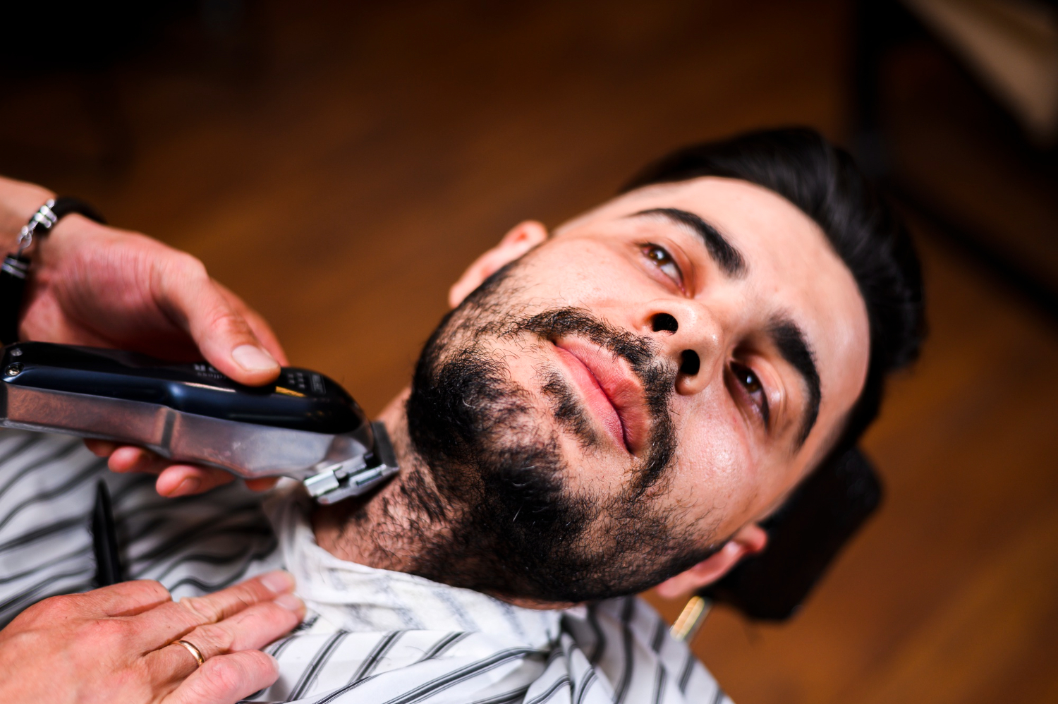 shave , beard hair